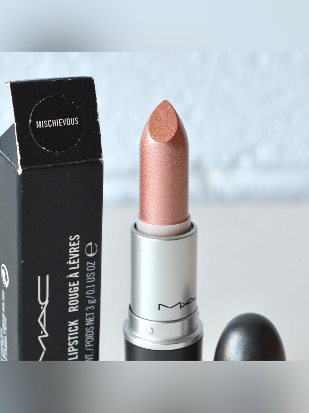 MAC Cosmetics Lipstick *MISCHIEVOUS* Extra Rare Limited Edition Peach BNIB - Picture 1 of 8